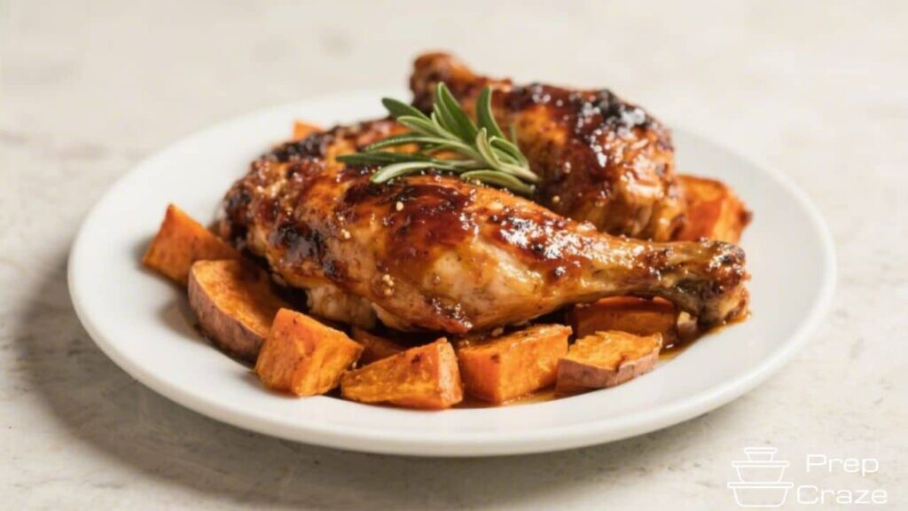 BBQ Chicken with Sweet Potatoes