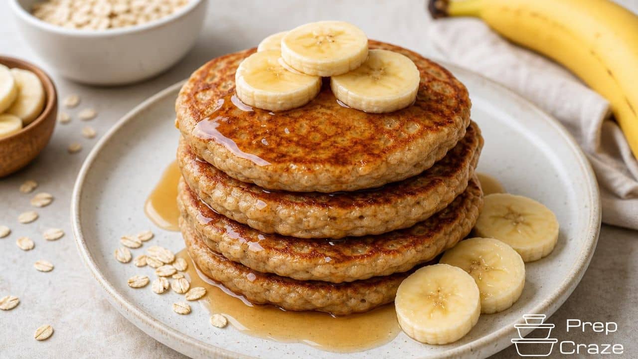 Banana Oat Blender Pancakes – Easy, Wholesome, and Fluffy