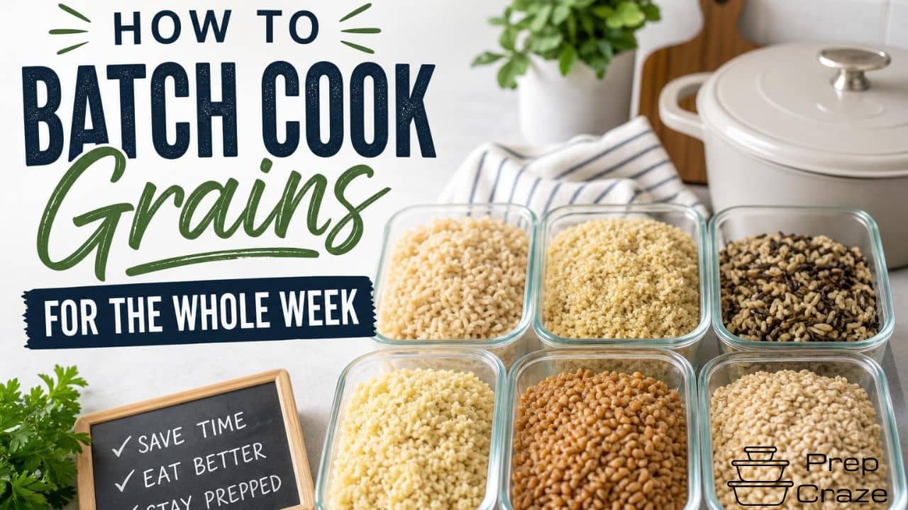 How to Batch Cook Grains for the Whole Week: Quick & Tasty
