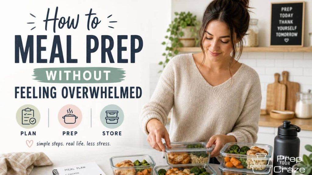 How to Meal Prep Without Feeling Overwhelmed