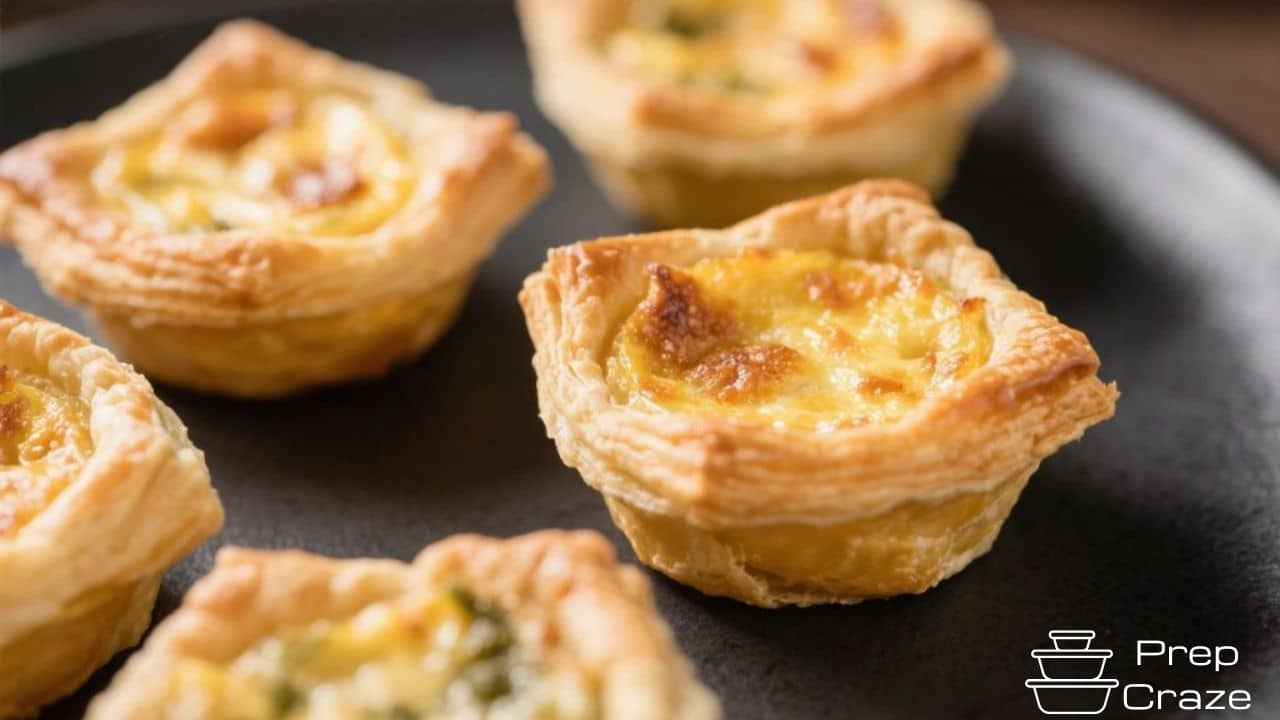 Puff Pastry Mini Quiches – Bite-Sized, Flaky, and Crowd-Pleasing