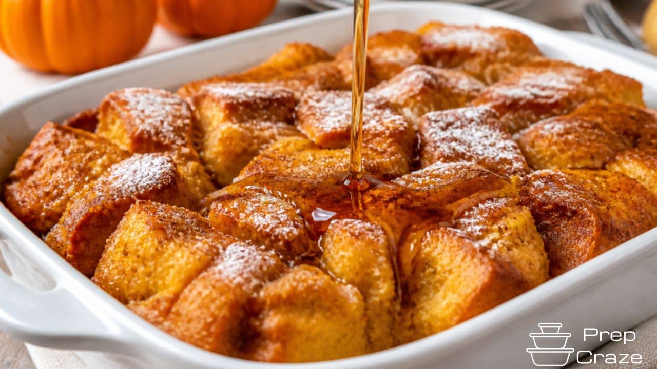Pumpkin French Toast Casserole – Cozy, Make-Ahead Brunch Favorite