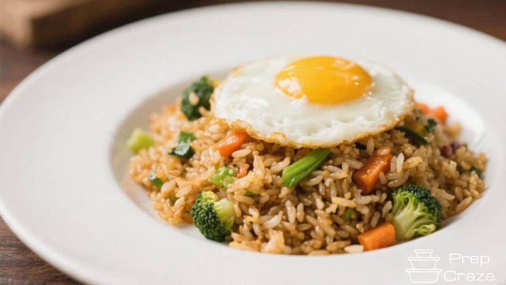 Veggie Fried Rice With Egg