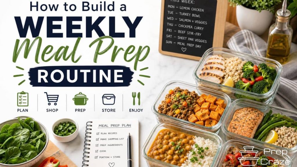 How to Build a Weekly Meal Prep Routine