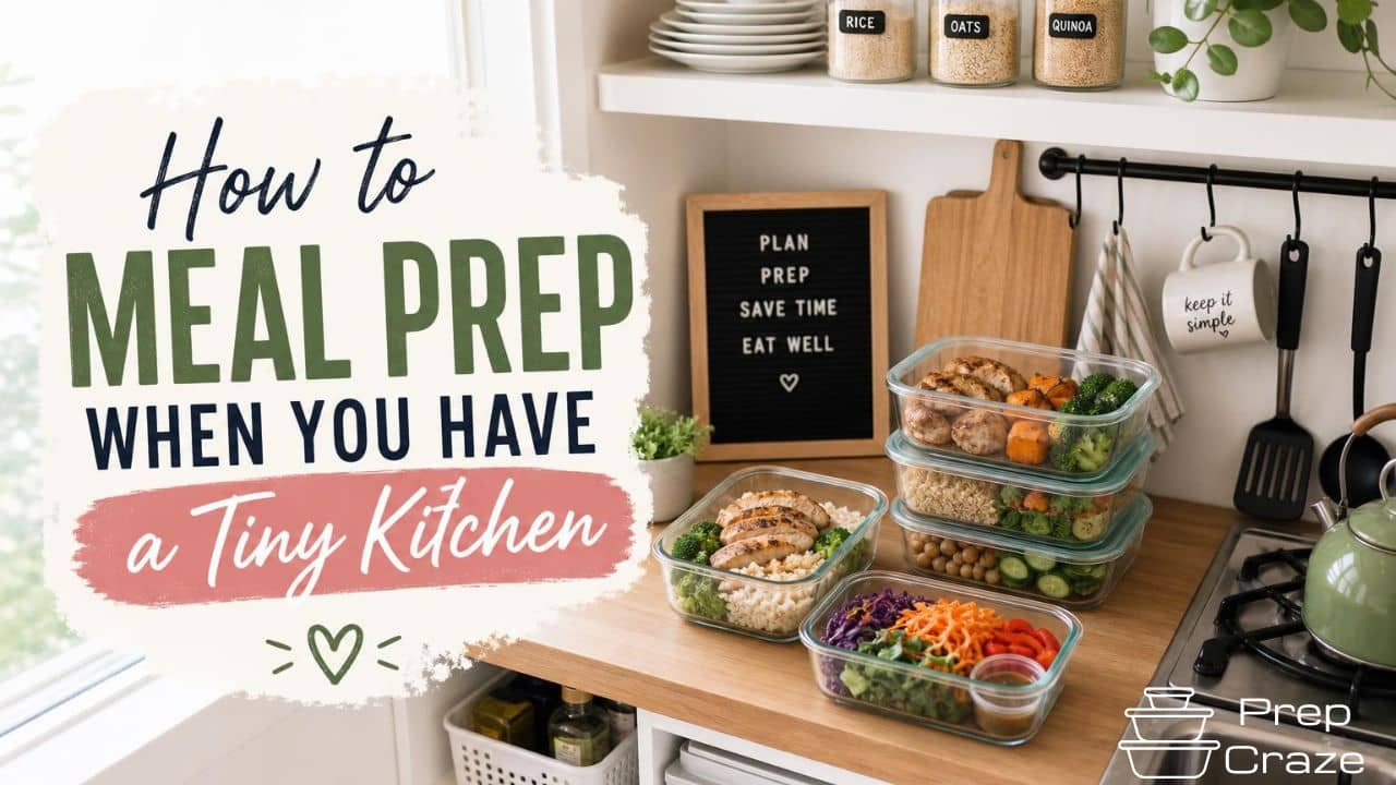 How to Meal Prep When You Have a Tiny Kitchen: Big Flavor, Small Space