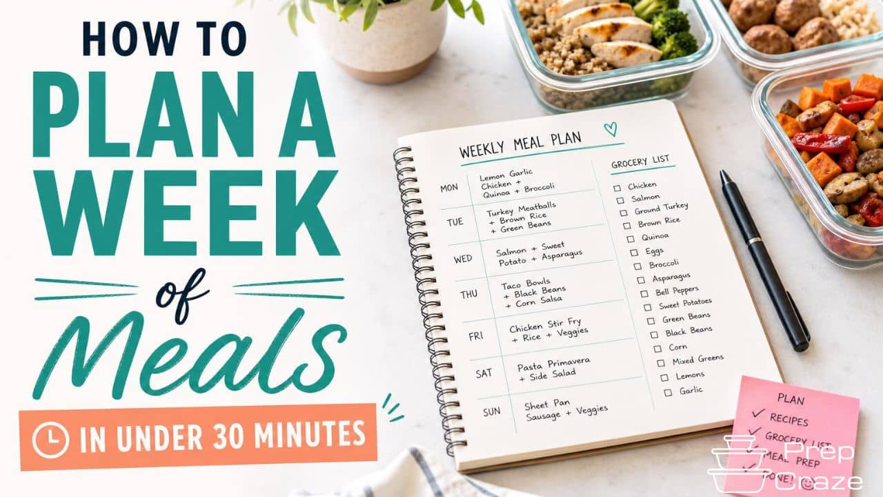 How to Plan a Week of Meals in Under 30 Minutes: Quick Wins